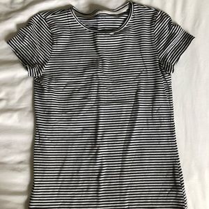 Black/White Striped Tee